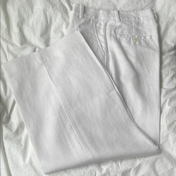 Madewell Pants - EUC Madewell linen Harlow pant